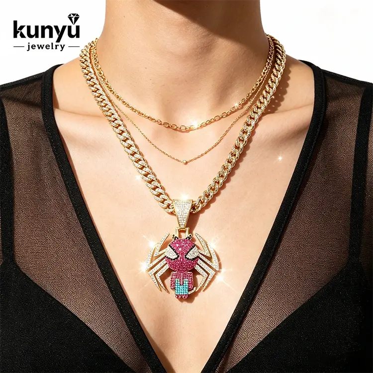 Kalung Hip Hop Liontin Bling