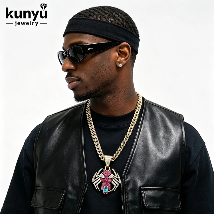 Kalung Hip Hop Liontin Bling