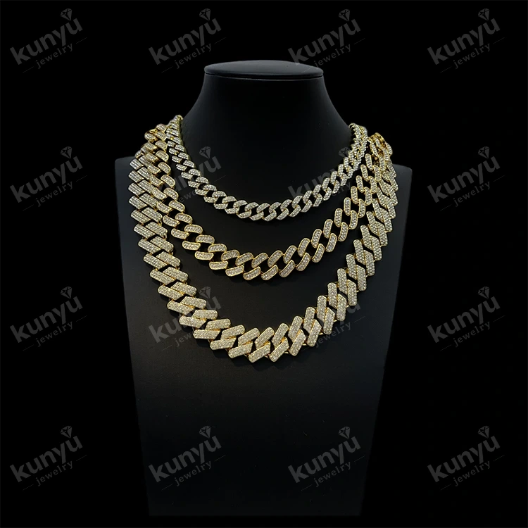 Kalung Hip Hop Berlapis Emas Kalung Hip Hop Berlapis Emas