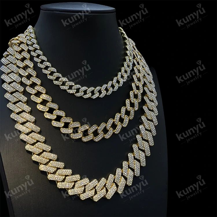 Kalung Hip Hop Berlapis Emas