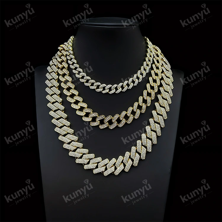 Kalung Hip Hop Berlapis Emas