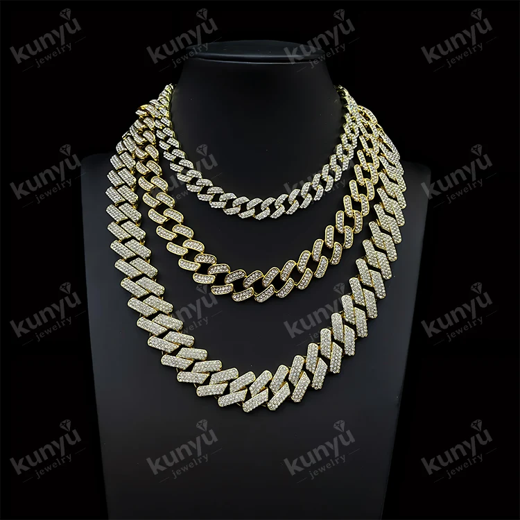Kalung Hip Hop Berlapis Emas