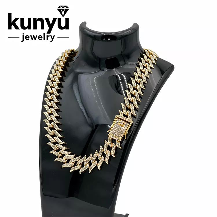 Kalung Perhiasan Hip Hop Pria